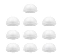 Decorative Foam Balls for Crafting 10PCS White Round Foam Hemisphere for Weddings and Parties (3cm)