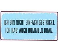 Decorative Fridge Magnet for Home Ich bin nicht einfach gestrickt 5cm x 10cm