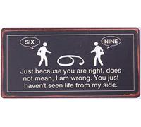 Decorative Fridge Magnet for Home Just because you are right, does not mean, i am wrong... 5cm x 10cm