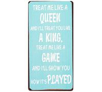 Decorative Fridge Magnet for Home Treat me like a queen 5cm x 10cm