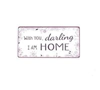Decorative Fridge Magnet for Home When you darling, i am home 5cm x 10cm