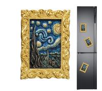 Decorative Fridge Magnets, Strong Vintage Resin, Decorative Whiteboard Magnets and Fridge Stickers - Decoration for Kitchen, Classroom, Office, Events,