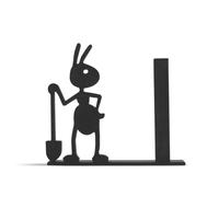 Decorative Functional Ants Sculpture Toilet Roll Stand Paper Towel Holder Easy Installation Home Decoration Creative Ants Shaped Paper Roll Holder