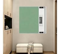 Decorative Fuse Box Cover Cabinet Sliding Open, 18 20 24 28 30 in Wall Mounted Hide Electrical Panel, Modern Distribution Board Cover with White PS Frame(Style F,24x31in/60x80cm)