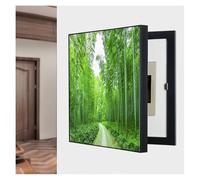 Decorative Fuse Box Cover for Living Room and Office - Creative Electric Panel Hide with Artistic Design, 30x40cm