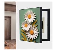 Decorative Fuse Box Cover for Living Room and Office - Creative Electric Panel Hide with Artistic Design, 30x40cm