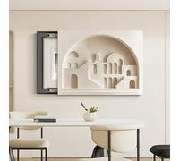 Decorative Fuse Box Cover - Modern Minimalist Design, Architectural Aesthetic Patterns, Easy Installation, for Living Room, Bedroom C R-70x50cm