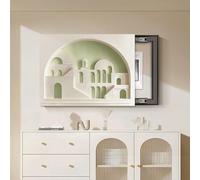 Decorative Fuse Box Cover - Modern Minimalist Design, Architectural Aesthetic Patterns, Easy Installation, for Living Room, Bedroom D L-50x40cm