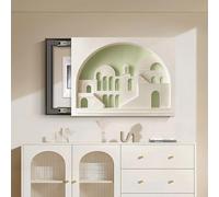 Decorative Fuse Box Cover - Modern Minimalist Design, Architectural Aesthetic Patterns, Easy Installation, for Living Room, Bedroom D R-60x50cm