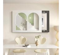 Decorative Fuse Box Cover - Modern Minimalist Design, Architectural Aesthetic Patterns, Easy Installation, for Living Room, Bedroom B L-70x50cm