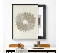 Decorative Fuse Box Cover - Retro Minimalist Style, Geometric Art Patterns, Easy Installation, for Living Room, Bedroom J 40x50cm