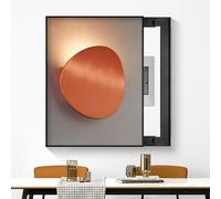 Decorative Fuse Box Cover - Retro Minimalist Style, Geometric Art Patterns, Easy Installation, for Living Room, Bedroom K 50x60cm