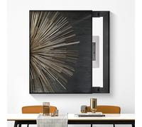 Decorative Fuse Box Cover - Retro Minimalist Style, Geometric Art Patterns, Easy Installation, for Living Room, Bedroom A 40x50cm