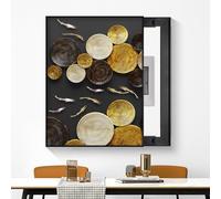 Decorative Fuse Box Cover - Retro Minimalist Style, Geometric Art Patterns, Easy Installation, for Living Room, Bedroom O 40x50cm