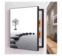 Decorative Fuse Box Cover, Wall Mounted Electrical Panel Cover, Cabinet with PS Frame for Hiding Paintings