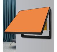 Decorative Fuse Box Covers Conceal The Electricity Meter, Home Decoration Plastic Electric Meter Box Door Cabinet, Protect Main Power Switch and Decorative Wall Orange 80 x 60cm