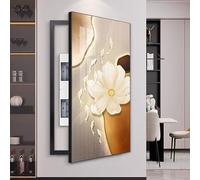 Decorative Fuse Box Covers Covers Reusable Detachable Panel Electrical Panel Cover, for Breaker Electrical Panel Fuse Switch(Orange 2-R,60 * 80cm/23.6 * 31.5in)