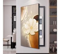 Decorative Fuse Box Covers Covers Reusable Detachable Panel Electrical Panel Cover, for Breaker Electrical Panel Fuse Switch(Orange 2-L,60 * 80cm/23.6 * 31.5in)