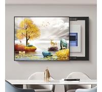 Decorative Fuse Box Covers, Electrical Panel Paintings for Home, Modern Hanging Electrical Panel Cover, Decorative Electrical Panel Covers for Wall Art,004,60 * 50cm