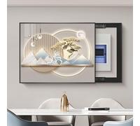 Decorative Fuse Box Covers, Electrical Panel Paintings for Home, Modern Hanging Electrical Panel Cover, Decorative Electrical Panel Covers for Wall Art,001,60 * 50cm