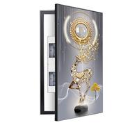 Decorative Fuse Box Covers, Hidden Wall Mounted Electrical Panel Cover, Large Painting Vertical Electric Meter Box Cover for Home Office Hotel(C-R,19.6x39.3in)