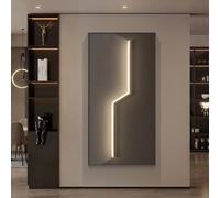 Decorative Fuse Box Covers Wall Mounted Electrical Panel Cover, Modern Flip - Up Meter Switch Box, Breaker Box Cover for Living Room Home Office(Black C,50x70cm/19.7x27.6in)