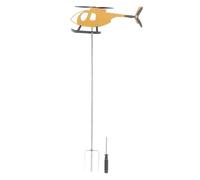 Decorative Garden Airplane Weathervane, Iron Wind Direction Spinner with Easy Installation