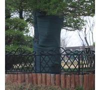 Decorative Garden Fence for Lawn Edging Border - 6-Piece Detachable Plastic Picket Fence, 48 x 36 cm per Section, Weather-Resistant ABS Mater