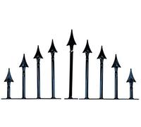 Decorative Garden Fence Spikes (Double Pack with Capital)