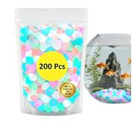 Decorative Garden Glow Rocks, Resin Light Stones System, Waterproof Decor with Night Shine Design Feature, Outdoor Garden Kit, Glow Pebbles Reliable Build for Courtyard Aquarium Fish Tank