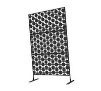 Decorative Garden Privacy Fence, Metal Partition Screen Wall for Patio Balcony Backyard Indoor Room