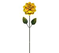 Decorative Garden Stake - Realistic Metal Flower Yard Decoration, Waterproof, Rustproof Lawn Decoration for Outdoor, Artificial Flower Stake Decoration for Patio, Pathway, Farmhouse, Early