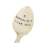Decorative Gift Spoon with 'I Cerealsly Love You You' Message, Valentine's Day and Anniversary Present