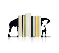 Decorative Giraffe Bookends for Home Decor Sturdy, Intricate Design Ideal Giraffe Gifts for Book Lovers and Animal Enthusiasts Suitable Size 6.9x5.9x1.5inch