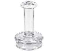Decorative Glass Wine Beverage Bottle Stoppers, Glass Top Attachment, Decorative Clear Dry Top Lid for Home Bar Party