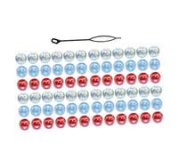 Decorative Hair Beads with Rounded Shape for Braid Ends 60Pcs, D | Bead-Tool Threading Structure, Individual Accent Placement, Rounded Color-Shifting Detail for Braids and Locs