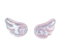 Decorative Hair Clips, B | 1 Pair Translucent Glitter Barrettes for Bangs, Braids, Side Sections, Everyday Accent Looks