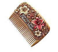 Decorative hair parties, hair parties for women decorative | Mother's Day, wooden flowers are untangled - dressing table decoration, anti-static, handmade hair brush for hair