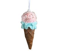 Decorative Hanging Pendant for Seasonal Display Ice Cream Cottage Snowman Horse Decoration Christmas Tree Accessories
