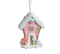Decorative Hanging Pendant for Seasonal Display Ice Cream Cottage Snowman Horse Decoration Christmas Tree Accessories