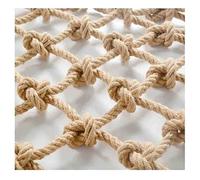 Decorative Hemp Rope Plant Support Net Non-Slip Jute Climbing Trellis Garden Planting Grid Multiple Sizes (4mm-10cm 1x4m) - Ideal for Indoor & Outdoor Use