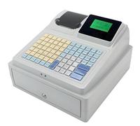 Decorative Home Accessories,81-Key Electronic Cash Register with Drawer Box - Digital LED Display for Small Businesses, Retail, Restaurant, Supermarket Use