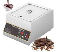 Decorative Home Accessories,Chocolate Melting Machine - Commercial Stainless Steel Tempering & Melting Pot for 12KG Chocolate - Efficient Warmer for Profes