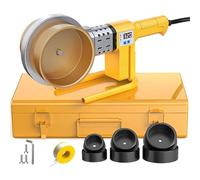 Decorative Home Accessories,Pipe Fusion Welder - Plastic Welding Machine with Case, 3pcs & 9pcs Die Heads for Welding PPR, PE & PP Pipes, Copper Compatible