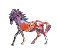 Decorative Horse Statue, Modern Graffiti Art Design, Colorful Abstract Pattern, Indoor Home Decor, Horse Figurine Ornaments, Abstract Horse Sculpture Decoration (Horse)