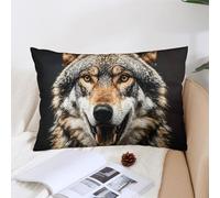 Decorative Hungry Like A Wolf Lumbar Throw Pillow Covers 12 "x20 " with Hidden Zipper Outdoor Couch Pillow Cases for Sofa Bed Living Room Garden Plush Pillowcase Farmhouse Cushion Case Home Decor