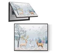 Decorative Indoor Distribution Box Cover with Hydraulic Rod Supports for Enhanced Aesthetics