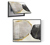 Decorative Indoor Distribution Box Cover with Hydraulic Rod Supports for Enhanced Aesthetics