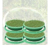 Decorative Invisible Sewer Manhole Cover for Schools Parks & Communities 4 PCS 40cm Diameter Flush Design for Green Spaces & Eco-Friendly