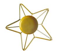 Decorative Iron Holder With Christmas Theme Star Moon Shape Tealight Candlestick For Home Centerpieces Lighting Christmas Holder